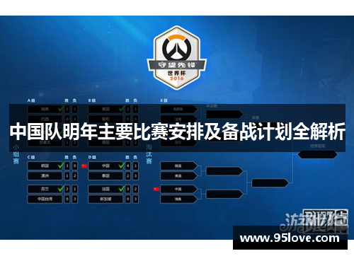 中国队明年主要比赛安排及备战计划全解析